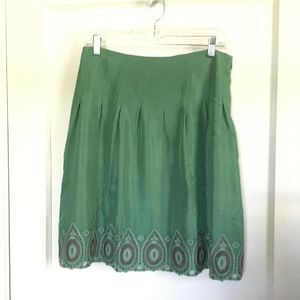 BCBGMaxazria Skirt, Green, Size 6
